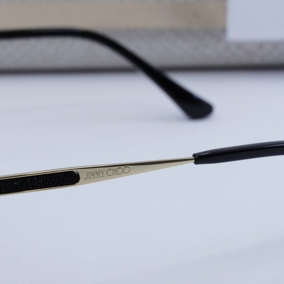 Jimmy Choo JIMENA/S 02M2 9O Aviator Sunglasses - Gold/Black/Grey main image 11